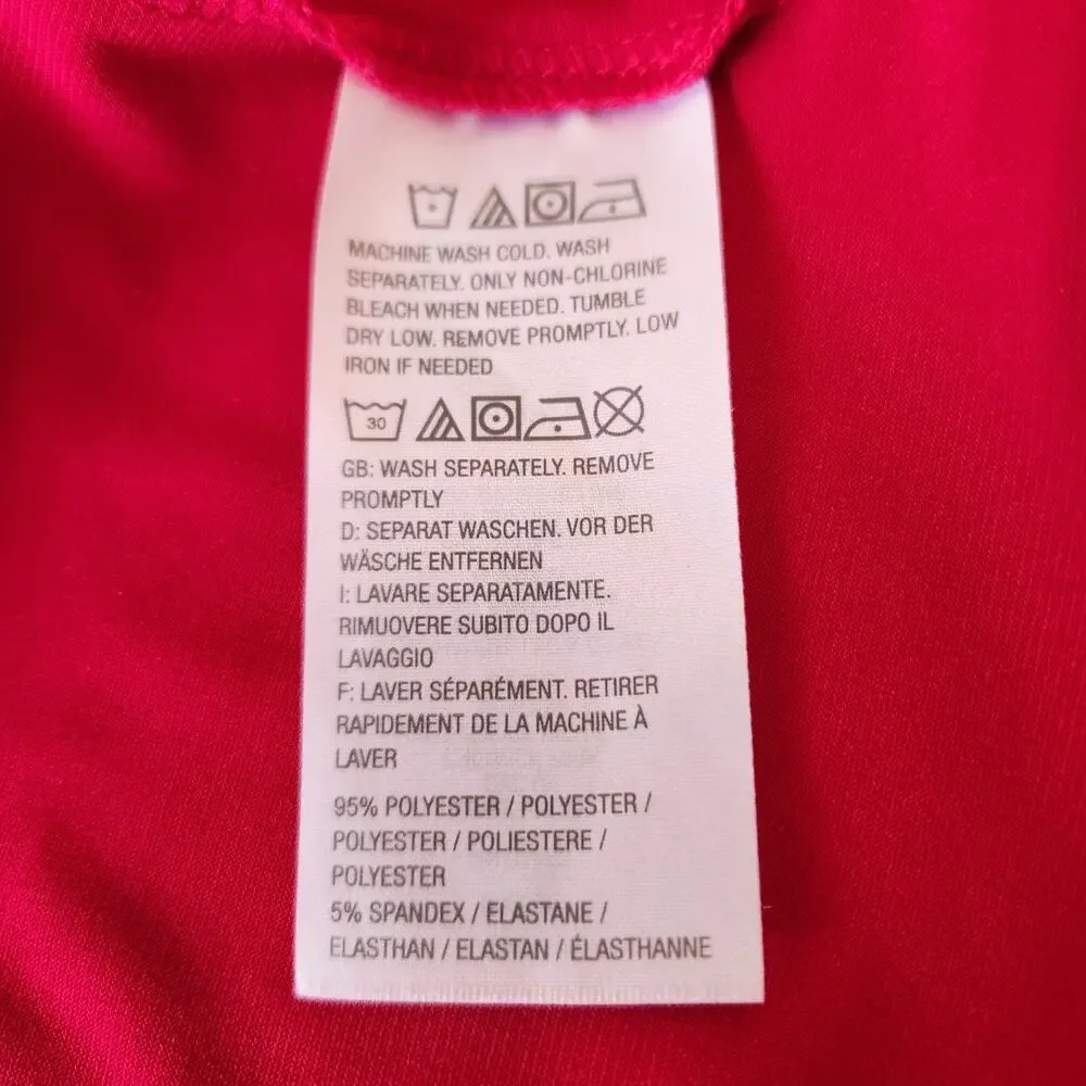 Susan Graver Cardigan Women's 2X Red Open Front Liquid Knit Classic Slinky Layer - Picture 9 of 13